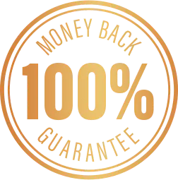 Trimology 180 day money back guarantee badge